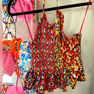 patrons of peace,Small,floral pattern,never worn